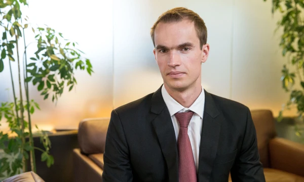 Donatas Šetikas, UAB FMĮ „Orion Securities" finansų makleris. Juditos Grigelytės (VŽ) nuotr.
