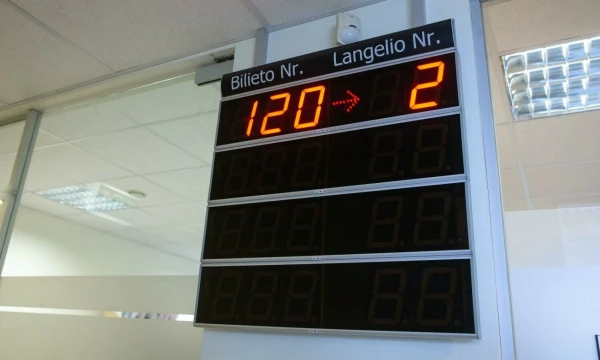 Užimtumo tarnybos klientų aptarnavimo skyrius Vilniuje. Juditos Grigelytės (VŽ) nuotr.