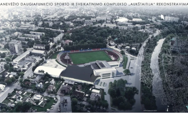 Bendrovės vizualizacija.