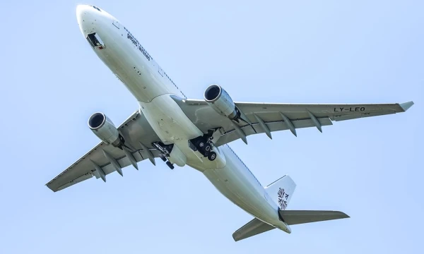 „GetJet“ bendrovės „Airbus A330“ skraidys „Tunisair“ reisais. Aro Radevičiaus nuotr.