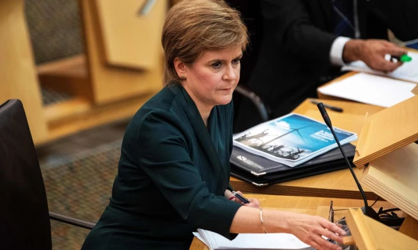 Nicola Sturgeon. Andy Buchanan („AFP“ / „Scanpix“) nuotr. 