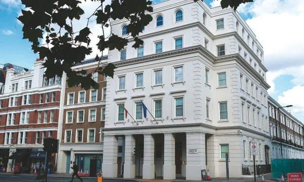 Lietuvos ambasada Londone. Herkaus Milaševičiaus nuotr.