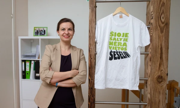 Ieva Lapeikienė, skaidraus verslo iniciatyvos „Baltoji banga“ vadovė. Juditos Grigelytės (VŽ) nuotr.