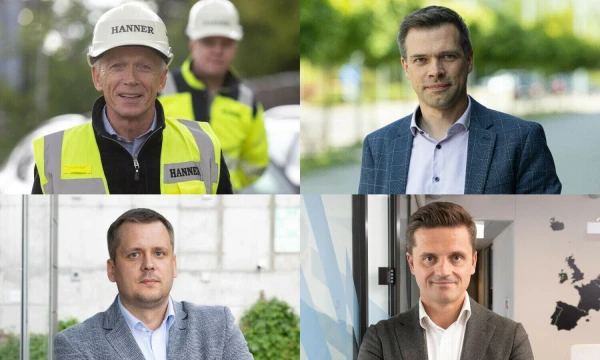 Arvydas Avulis, „Hanner“ valdybos pirmininkas, Marijonas Chmieliauskas, „Realco“ pardavimo direktorius, Aurimas Čiagus, bendrovės „Mano numai“ vadovas, Tomas Žiaugra, UAB „Eika Development“ plėtros vadovas. VŽ koliažas.