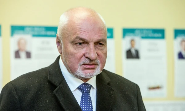 Valentinas Mazuronis, kandidatas į prezidento postą. Juditos Grigelytės (VŽ) nuotr.