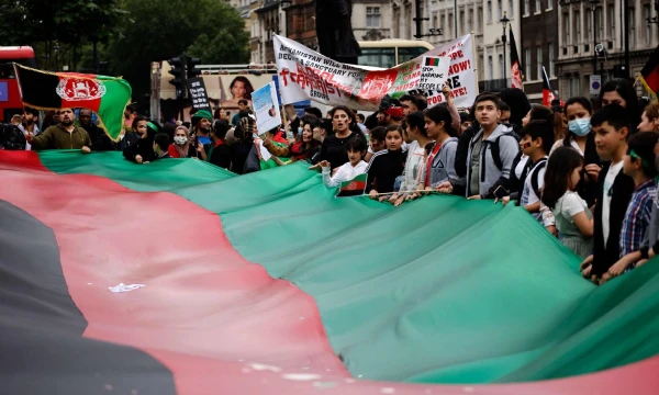 Protestuotojai Afganistane. Tolga Akmen ( AFP/ „Scanpix“) nuotr.