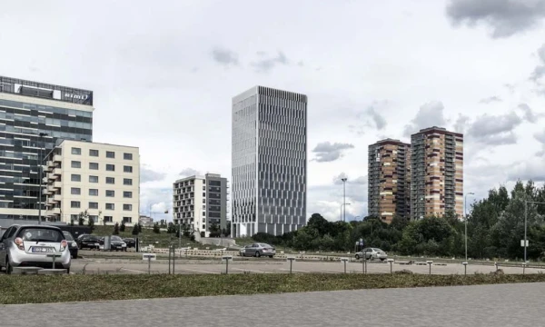 Bendrovės vizualizacija.