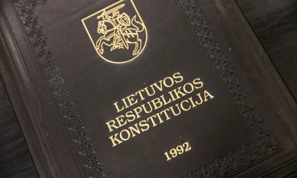 Konstitucijoje yra straipsnis apie tai, kad "kai pasikeičia daugiau kaip pusė ministrų Vyriausybė turi iš naujo gauti Seimo įgaliojimus". Juditos Grigelytės (VŽ) nuotr. 