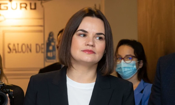 Sviatlana Cichanouskaja, Vilniuje gyvenanti Baltarusijos opozicijos lyderė. Juditos Grigelytės (VŽ) nuotr.