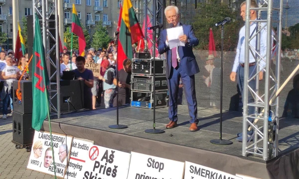 Mintingas prie LR Seimo. Vladimiro Ivanovo (VŽ) nuotr.
