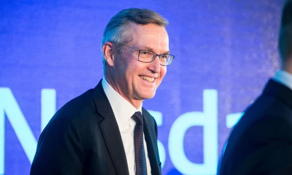 Hansas-Ole Jochumsenas, „Nasdaq” grupės prezidentas. Juditos Grigelytės (VŽ) nuotr.