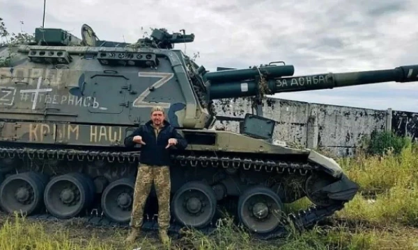 Savaeigė 152 mm haubica „MSTA-S”. Ukrainos „stratcom“ nuotr.