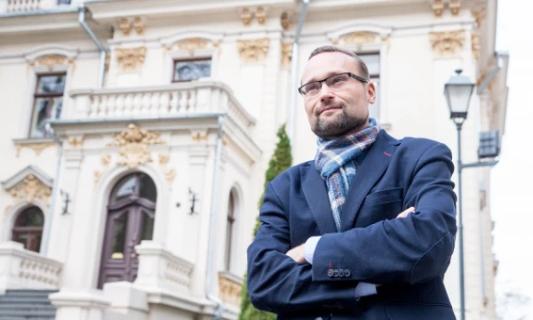 Mindaugas Kvietkauskas, Lietuvių literatūros ir tautosakos instituto direktorius. Juditos Grigelytės (VŽ) nuotr.