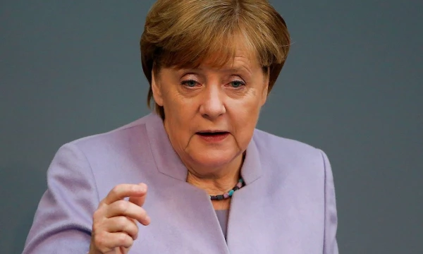 Vokietijos kanclerė Angela Merkel. Hannibalo Hanschke („Reuters“ / „Scanpix“) nuotr.

