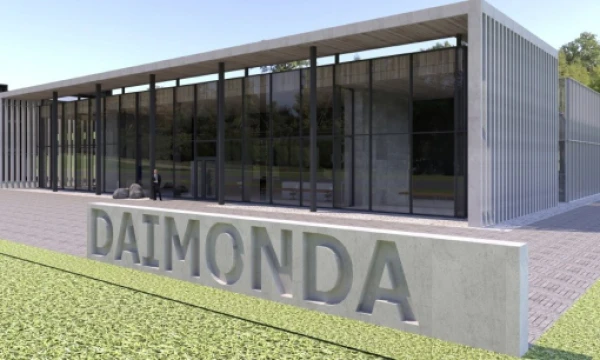 Projektuojamas „Daimondos“ prekybos centras. UAB „Nebrau“ vizualizacija.