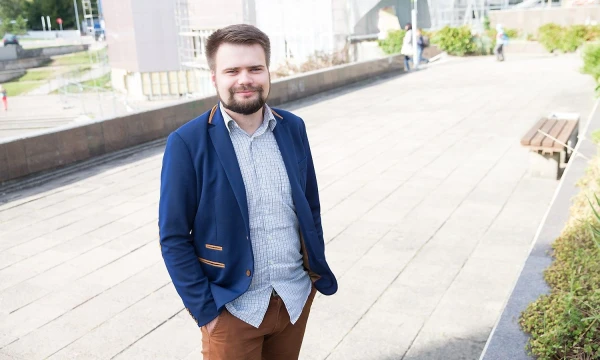 Deividas Budginas, komunikacijos agentūros „Komunikacijos amatininkai“ vadovas. Juditos Grigelytės (VŽ) nuotr.
