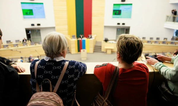 Mokytojai Seime. Vladimiro Ivanovo (VŽ) nuotr.