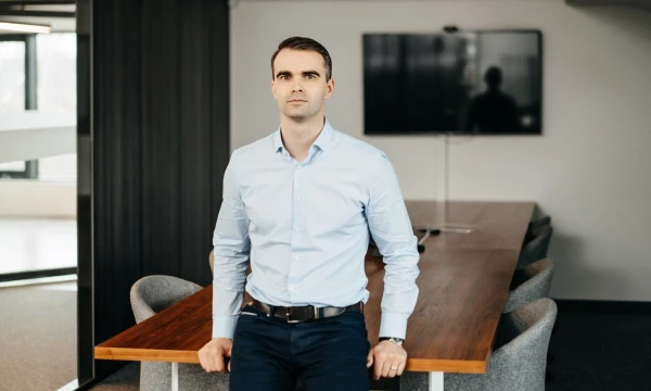 JAV programavimo paslaugų įmonės „Devbridge“ viceprezidentas ir Lietuvos padalinio vadovas Viktoras Gurgždys.
