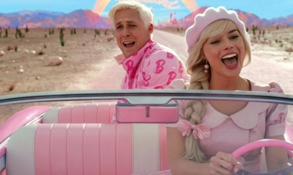 Kadras iš filmo „Barbė“.