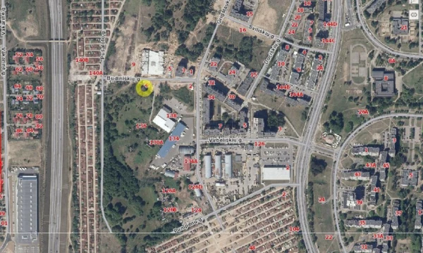 Būsimo daugiabučių projekto vieta. „Regia“ nuotr.