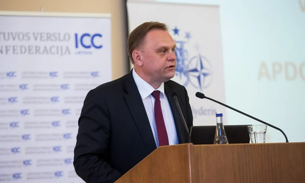 Valdas Sutkus, Lietuvos verslo konfederacijos prezidentas. Vladimiro Ivanovo (VŽ) nuotr.