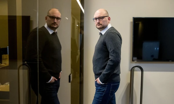 Rokas Tamošiūnas, rizikos kapitalo fondo „Open Circle Capital“ partneris. Juditos Grigelytės (VŽ) nuotr.