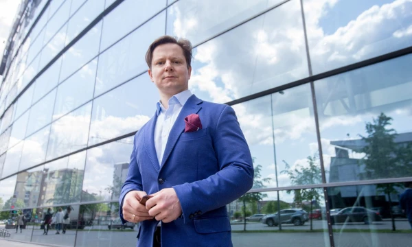 LTKA Tarybos pirmininku išrinktas Arijus Katauskas, komunikacijos agentūros „Nova media“ partneris. Juditos Grigelytės (VŽ) nuotr.