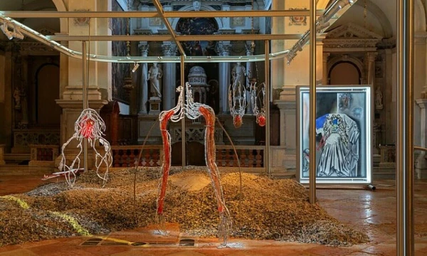 Lietuvos nacionalinis paviljonas Venecijos bienalėje, 2024 m. Ugniaus Gelgudos nuotr.