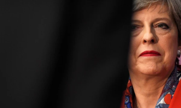 Jungtinės Karalystės premjerė Theresa May. Toby'io Melville'o („Reuters“/„Scanpix“) nuotr.