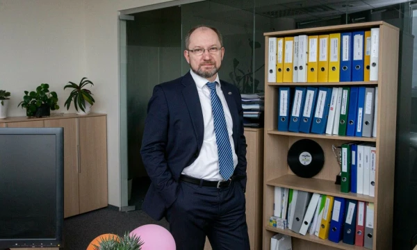 Kęstutis Motiejūnas, UAB „Investicijų ir verslo garantijos“ („Invega“) generalinis direktorius. Juditos Grigelytės (VŽ) nuotr.