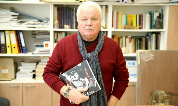Dr. Viktoras Liutkus, pirmųjų Pasaulio žemaičių dailės parodų organizatorius, dailėtyrininkas, kuratorius. Ramūno Danisevičiaus nuotr.