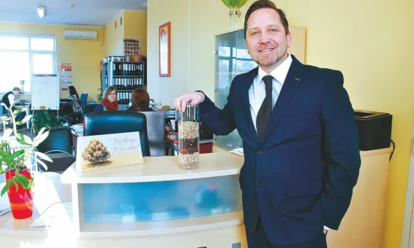 Arminas Kildišis, grūdų prekybos UAB „Agrosfera“ direktorius, akcininkas, sako, kad galutinį sprendimą visuomet priima ūkininkai. Indrės Sesartės (VŽ) nuotr.