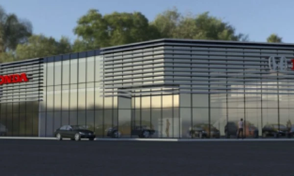 Bendrovės vizualizacija.