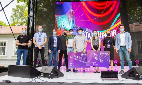 „Startup Fair“ konkurso nugalėtojai. Organizatorių nuotr.