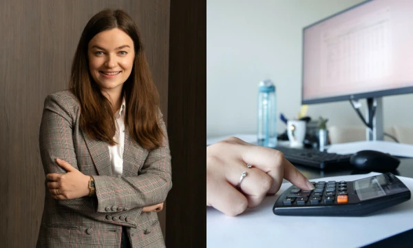 Ieva Kaukėnė, bendrovės „Buhalterės.lt“ vykdomoji direktorė. VŽ koliažas.