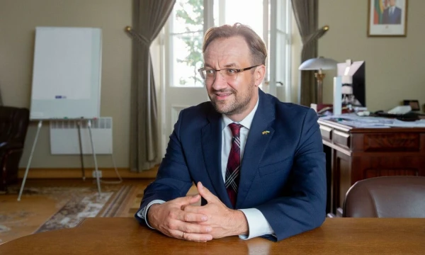 Gediminas Šimkus, Lietuvos banko valdybos pirmininkas. Juditos Grigelytės (VŽ) nuotr.