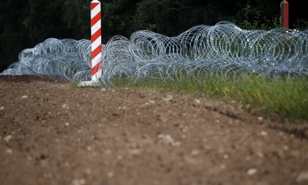 Lenkijos – Baltarusijos pasienis. „Reuters“ / „Scanpix“ nuotr. 