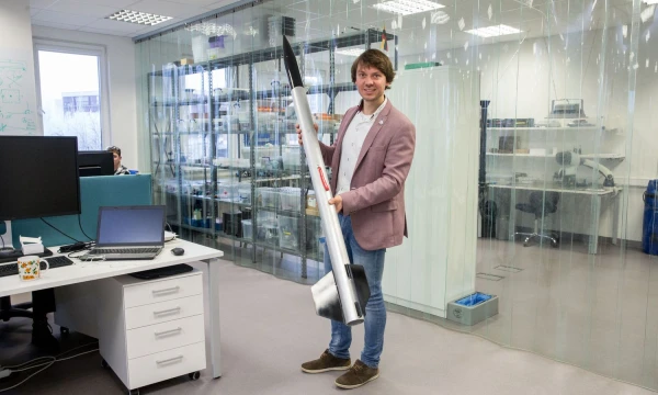 Vytenio Buzo, „NanoAvionikos“ vadovo, teigimu, norint laimėti naujas kosmoso lenktynes, svarbu orbitoje būti vieniems iš pirmųjų. Juditos Grigelytės (VŽ) nuotr.