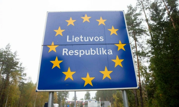 Latežerio pasienio kontrolės punktas ties Baltarusija. Juditos Grigelytės (VŽ) nuotr.