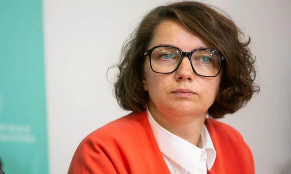Aurelija Vernickaitė, Valstybės saugumo departamento (VSD) atstovė spaudai. Žygimanto Gedvilo („15min.lt“ / „Scanpix“) nuotr.