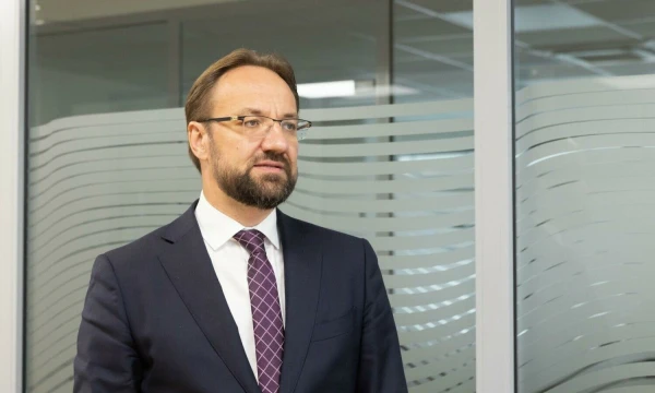 Gediminas Šimkus, Lietuvos banko valdybos pirmininkas. Juditos Grigelytės (VŽ) nuotr.