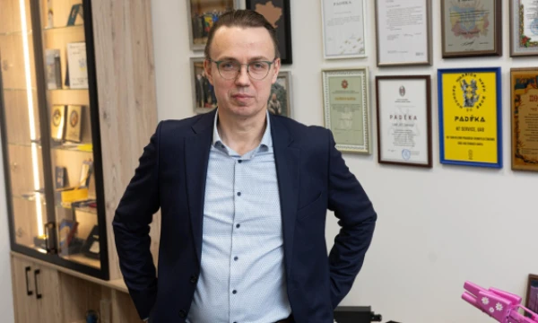 Egidijus Šilanskas, telekomunikacinių sistemų priežiūros ir gynybos pramonės UAB „NT Service“ generalinis direktorius. Vladimiro Ivanovo (VŽ) nuotr.