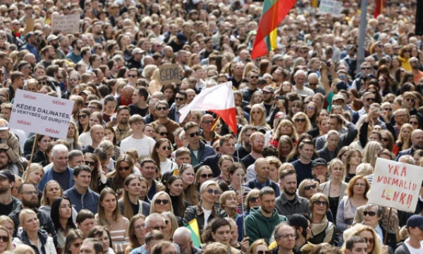 Protestas prie Seimo. Juditos Grigelytės (VŽ) nuotr.