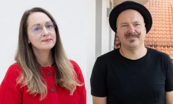 R. Šarkauskaitė, „Marios Agency“ viena įkūrėjų, ir T. Bartninkas, kūrybinės agentūros „Truth.“ strategijos vadovas. VŽ koliažas.