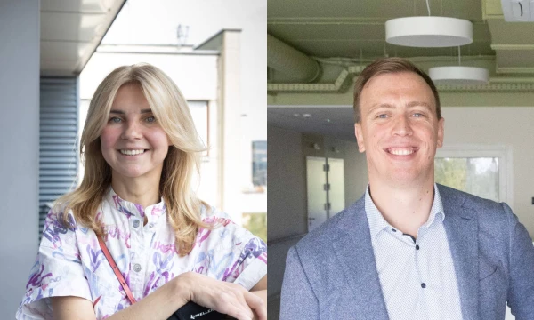Kristina Judinė, UAB „Addere“ direktorė, ir Jonas Zelba, UAB „Care Investments“ direktorius. VŽ koliažas.