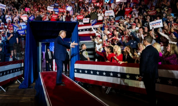 Buvęs JAV prezidentas Donaldas Trumpas. Dougo Millso („The New York Times“/„Scanpix“) nuotr.