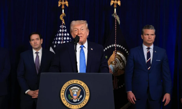 D. Trumpas. Joe Raedle („Getty Images“ / AFP / „Scanpix“) nuotr.