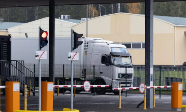 Vilkikai Medininkų pasienio punkte. Juditos Grigelytės (VŽ) nuotr.