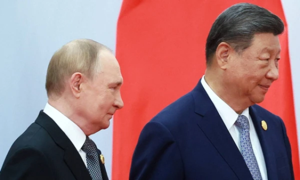 Vladimiras Putinas, Rusijos prezidentas, ir Xi Jinpingas, Kinijos vadovas.
Vladimiro Smirnovo („Reuters“ / „Scanpix“) nuotr.