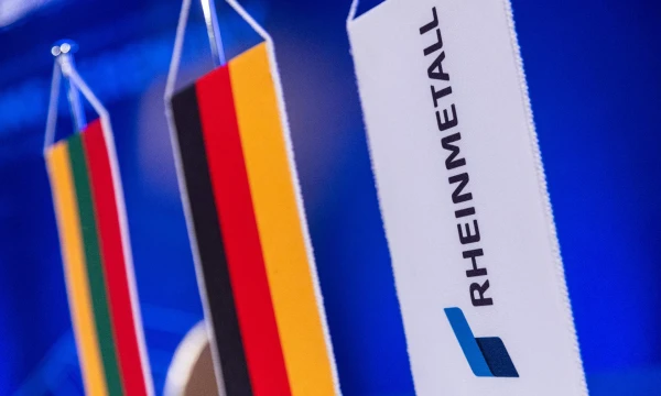 Vokiečių koncernas „Rheinmetall“ pradeda gamyklos statybas Lietuvoje. Pauliaus Peleckio (BNS) nuotr.